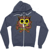 mr. owl Zipper Hoodie