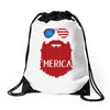 america 3 Drawstring Bags
