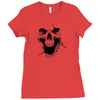 skull ghosts Ladies Fitted T-Shirt