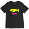 big fish little fish cardboard box V-Neck Tee
