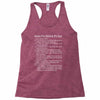 rules for dating my son Racerback Tank