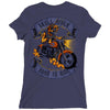 skull rider Ladies Fitted T-Shirt
