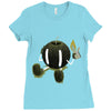 self destruction Ladies Fitted T-Shirt