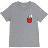 saitama pocket V-Neck Tee