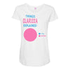 clarissa explained nothing Maternity Scoop Neck T-shirt