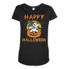 bichon frise Maternity Scoop Neck T-shirt