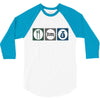 eat sleep money 3/4 Sleeve Shirt