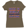 made in 1967 50 years of being awesome Ladies Fitted T-Shirt