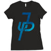 jake paul blue Ladies Fitted T-Shirt