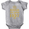 kings are born in 1997 Baby Bodysuit