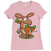 carrot party Ladies Fitted T-Shirt