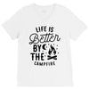 life is better by the camp fire (2) V-Neck Tee
