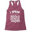 I Speak Fluent Show Tunes Racerback Tank