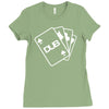 pokercards Ladies Fitted T-Shirt