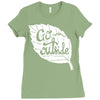 go outside Ladies Fitted T-Shirt