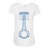 piston 3 Maternity Scoop Neck T-shirt