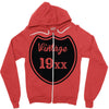 vintage Zipper Hoodie