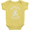 runs with scissors Baby Onesie