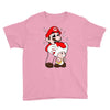 mario licking toad Youth Tee