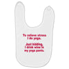 drink wine in ractangle Baby Bibs
