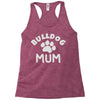 bulldog mum Racerback Tank