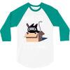 ninja cat 3/4 Sleeve Shirt