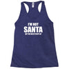 i'm not santa but sit on my lap Racerback Tank