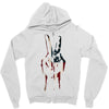 peace and love usa flag Zipper Hoodie