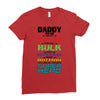daddy you are my favorite superhero Ladies Fitted T-Shirt