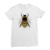 realistic bee Ladies Fitted T-Shirt