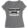 I Love Someone with Carcionid Cancer to The Moon and Back to Infinity Women's Triblend Scoop T-shirt