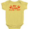 my zombie killing t shirt Baby Onesie