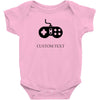 custom texti Baby Bodysuit
