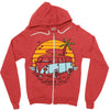 summer time Zipper Hoodie