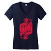 royal blues Women's V-Neck T-Shirt
