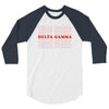 Delta Gamma 3/4 Sleeve Shirt