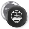 boats and hoes Pin-back button