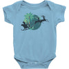 tropical santa Baby Bodysuit