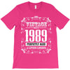 vintage made in 1989 perfectly aged a living legend T-Shirt