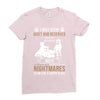 don't mess with my boxer Ladies Fitted T-Shirt