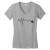 Scary Cat Women's V-Neck T-Shirt