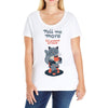 tell me more Ladies Curvy T-Shirt