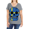 sweden till i die Ladies Curvy T-Shirt
