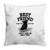 Best Friend Yorike Throw Pillow