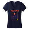 video game the game Women's V-Neck T-Shirt