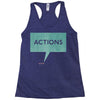 louder than words Racerback Tank