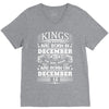 Real Kings Are Born On December 16 V-Neck Tee