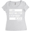 Rooting for Everybody Women's Triblend Scoop T-shirt