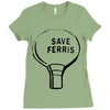 save ferrıs Ladies Fitted T-Shirt