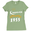 queens are born in 1955 Ladies Fitted T-Shirt